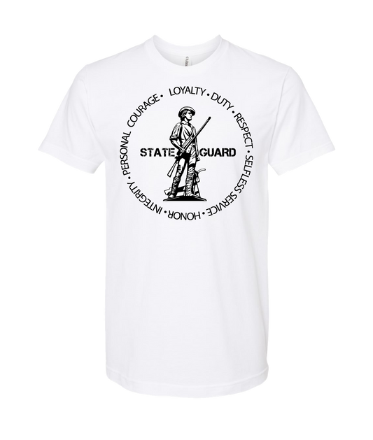 V-SGATOP - STATE GUARD - White T Shirt