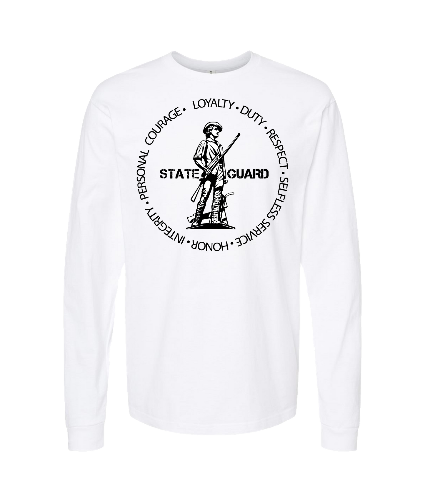 State Guard Apparel - STATE GUARD - White Long Sleeve T