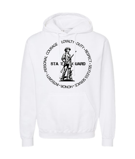 V-SGATOP - STATE GUARD - White Hoodie