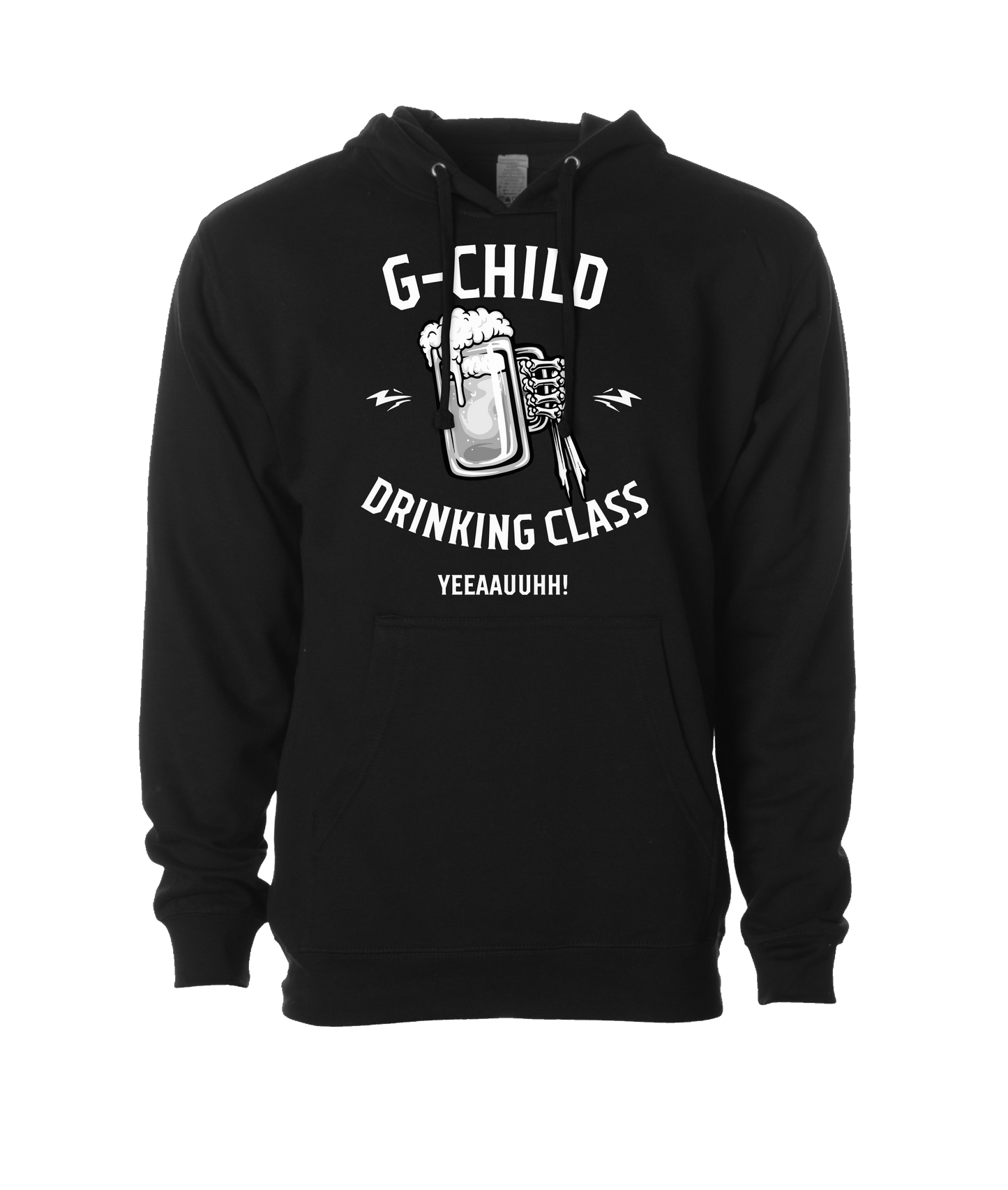 V-GCHTOP - DRINKING CLASS - Black Hoodie