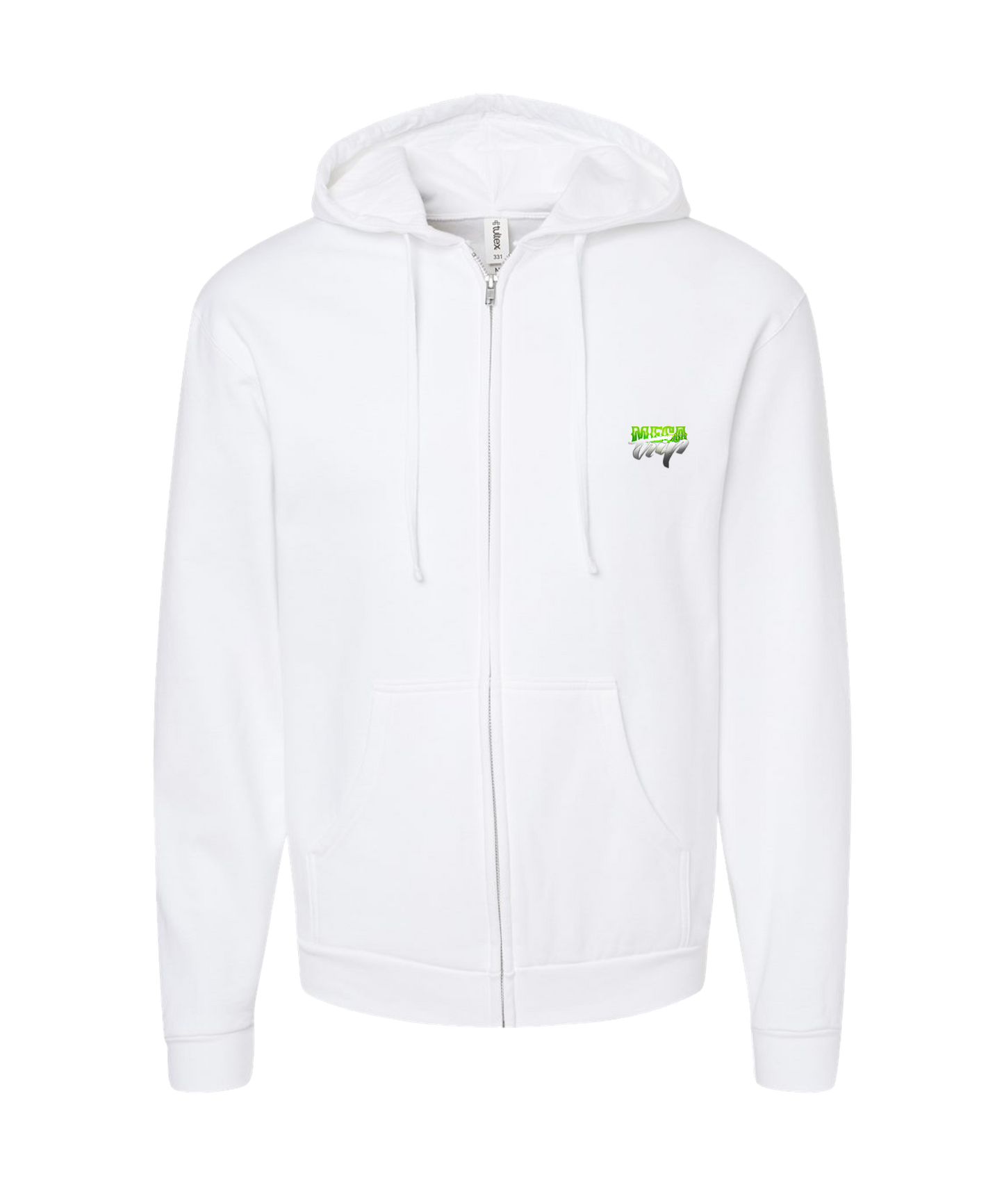 V-GGETOP - MECA - White Zip Up Hoodie