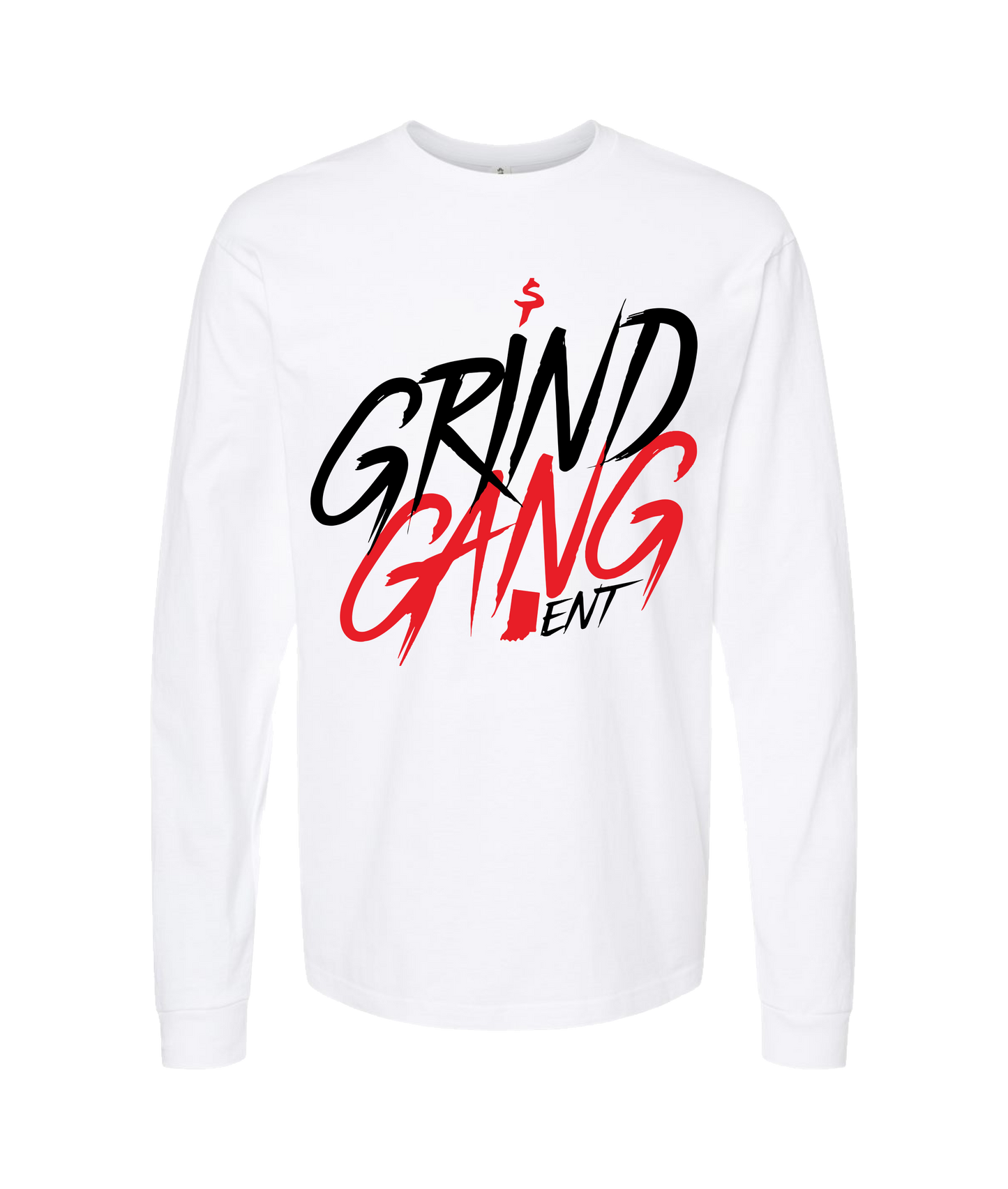 V-GGETOP - INDIANA GRIND 1 - White Long Sleeve T