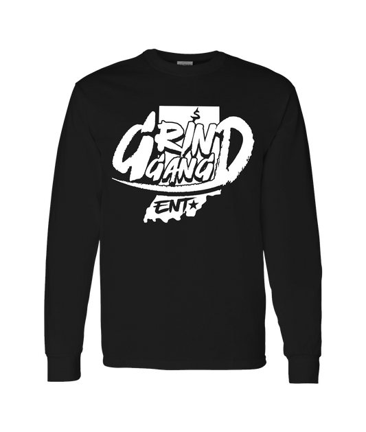 GRIND GANG ENT. LLC - INDIANA GRIND 2 - Black Long Sleeve T