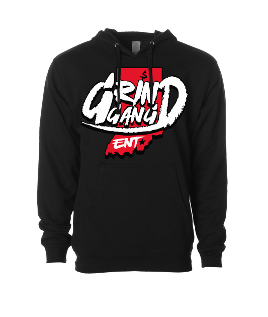 GRIND GANG ENT. LLC - INDIANA GRIND 3 - Black Hoodie