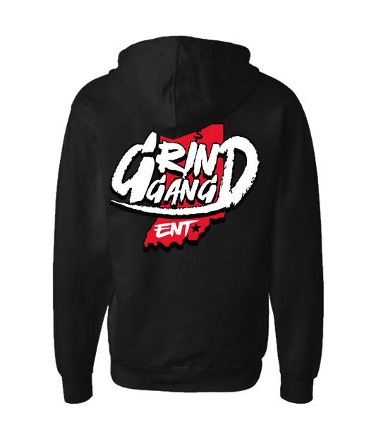 V-GGETOP - INDIANA GRIND 3 - Black Zip Up Hoodie