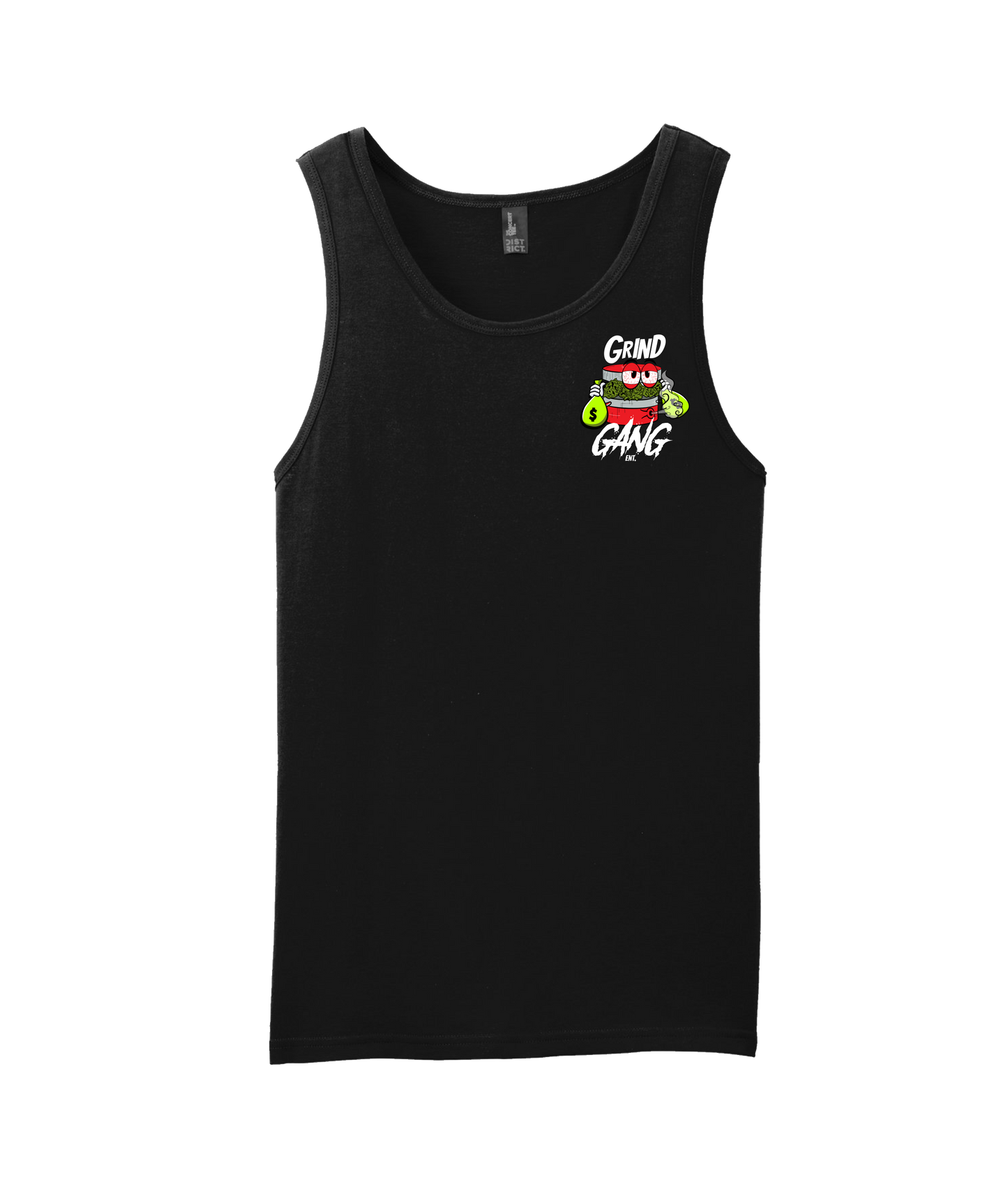 V-GGETOP - DESIGN 2 - Black Tank Top
