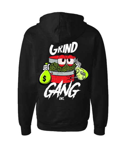 V-GGETOP - DESIGN 2 - Black Zip Up Hoodie