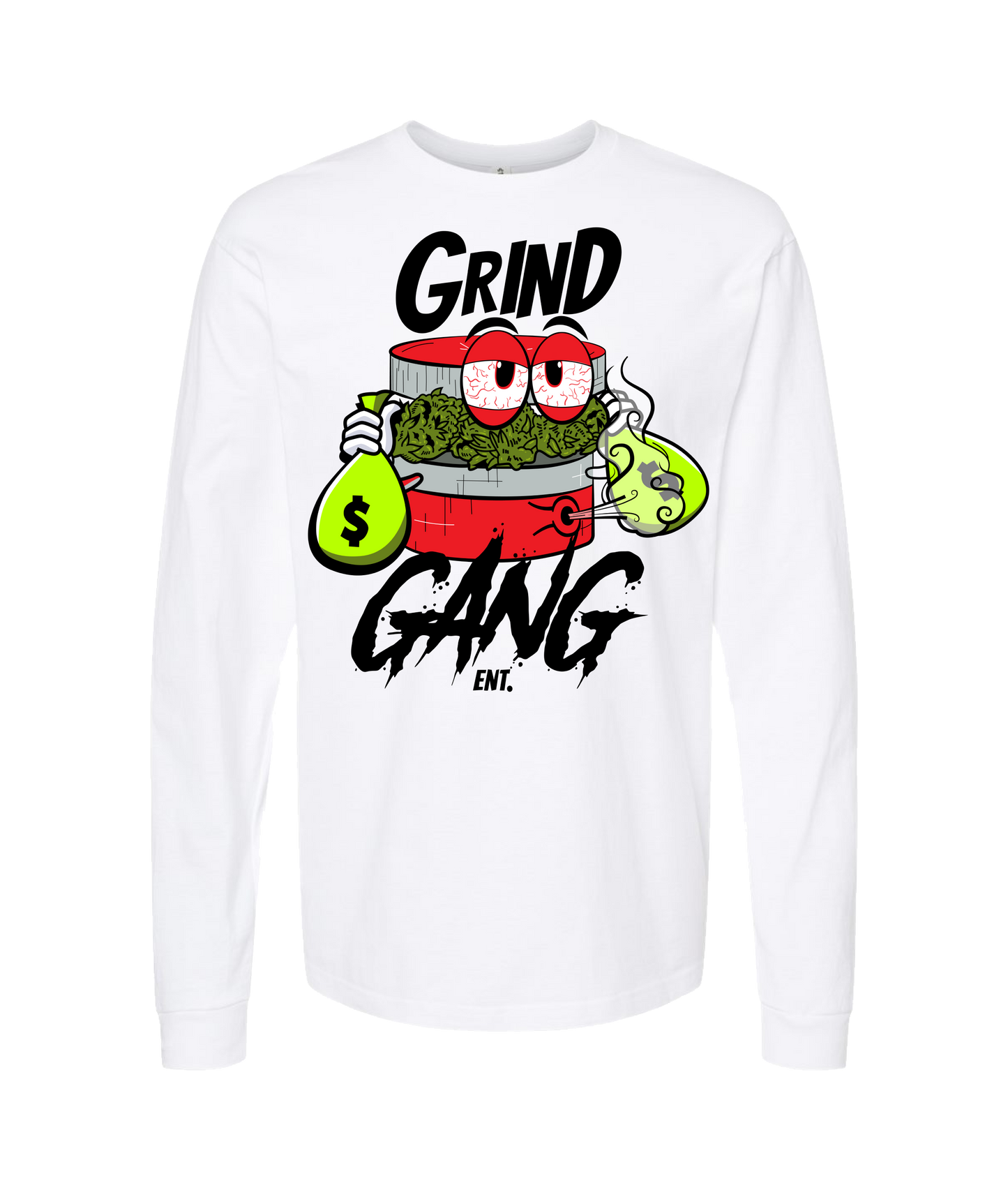 V-GGETOP - DESIGN 2 - White Long Sleeve T