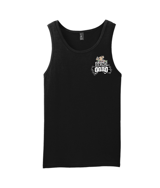 V-GGETOP - DESIGN 4 - Black Tank Top