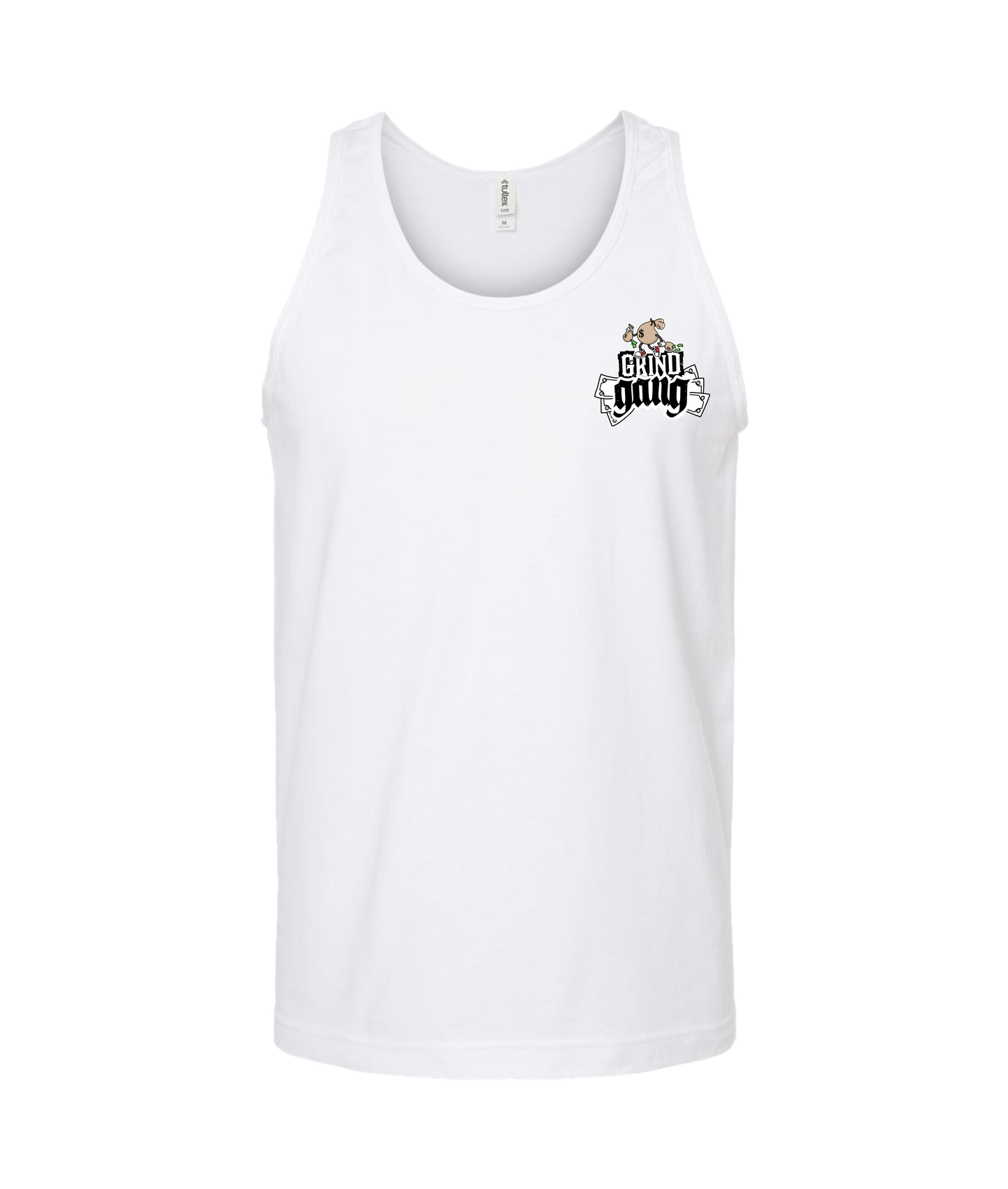 V-GGETOP - DESIGN 4 - White Tank Top