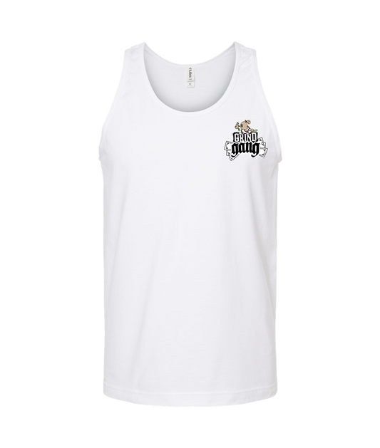 V-GGETOP - DESIGN 4 - White Tank Top