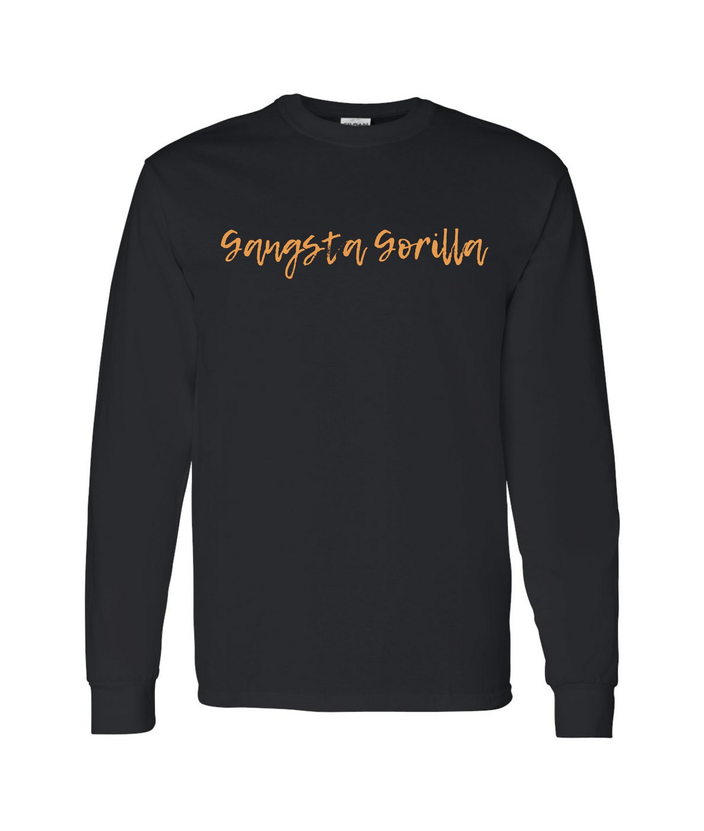 Gangsta Gorilla Extracts and Apparel - LOVE NOT HATE - Black Long Sleeve T