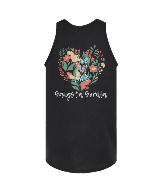 V-GGEATOP - LOVE NOT HATE - Black Tank Top