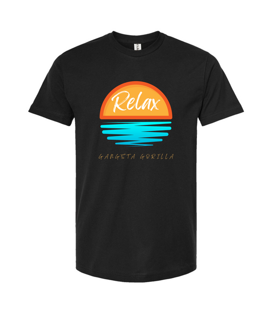 V-GGEATOP - RELAX - Black T Shirt
