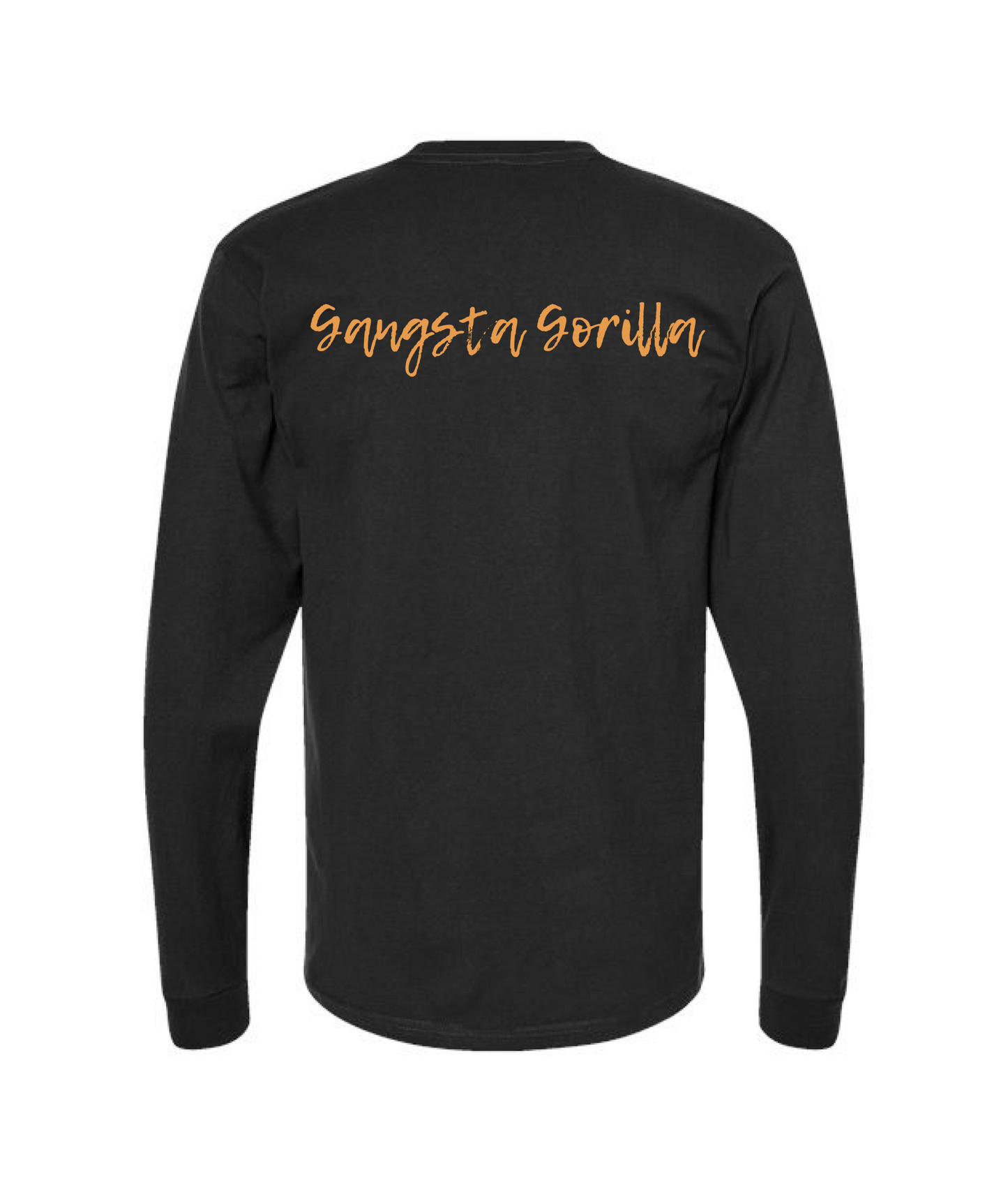 Gangsta Gorilla Extracts and Apparel - RELAX - Black Long Sleeve T