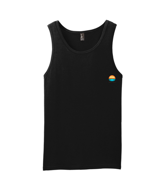V-GGEATOP - RELAX - Black Tank Top