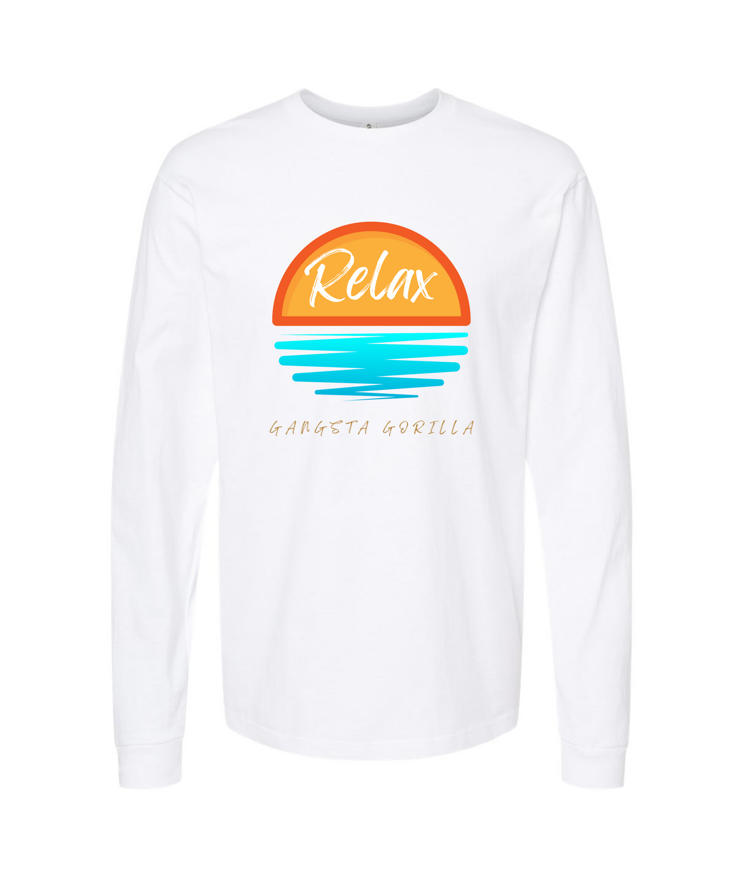 V-GGEATOP - RELAX - White Long Sleeve T