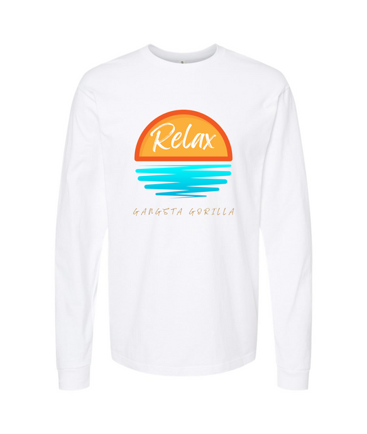 V-GGEATOP - RELAX - White Long Sleeve T