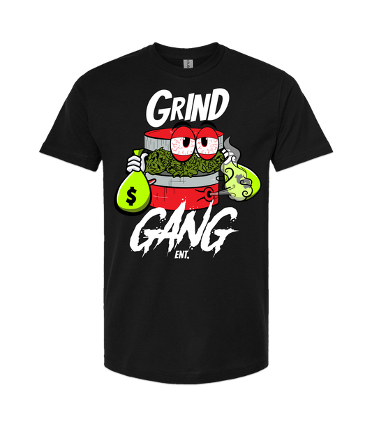 GRIND GANG ENT. LLC - RED GRINDER - Black T Shirt