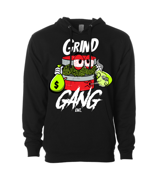 GRIND GANG ENT. LLC - RED GRINDER - Black Long Sleeve T