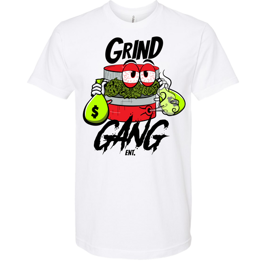 GRIND GANG ENT. LLC - RED GRINNDER - White T Shirt