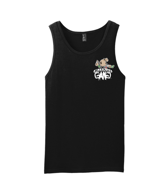 GRIND GANG ENT. LLC - MONEY BAG LOGO 1 - Black Tank Top