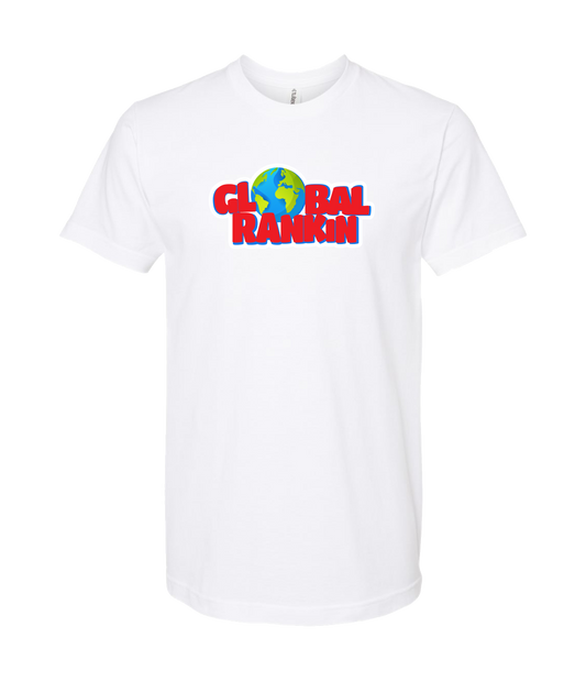 Global Rankin - Red Logo - White T-Shirt