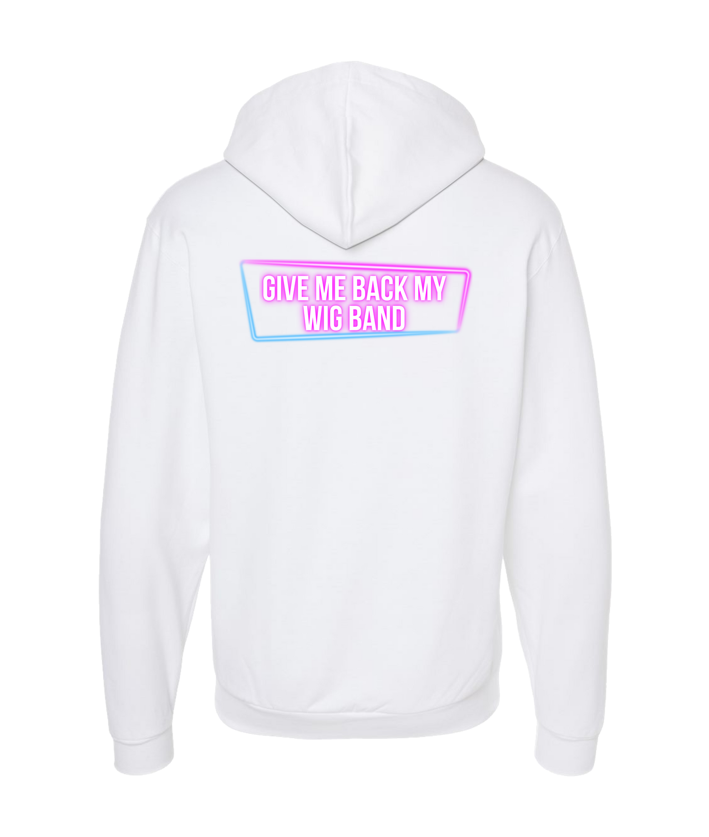 Give Me Back My Wig - Nion - White Zip Up Hoodie