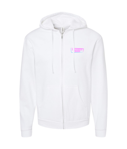 Give Me Back My Wig - Nion - White Zip Up Hoodie