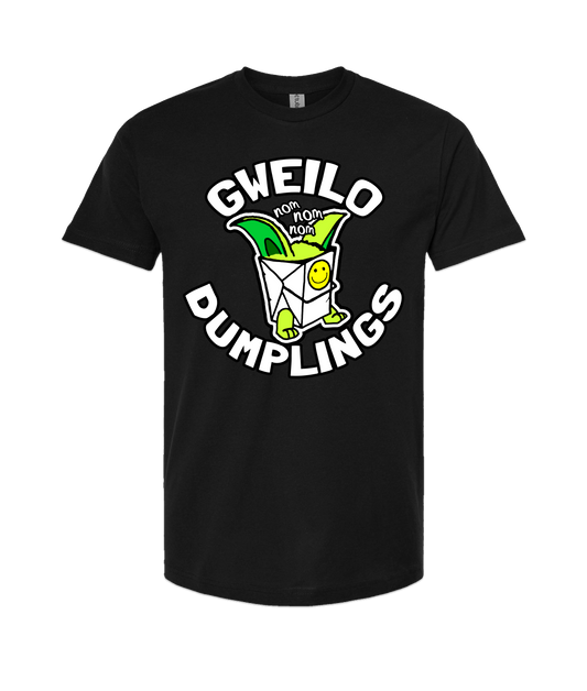 V-GWETOP - NOM NOM - Black T-Shirt