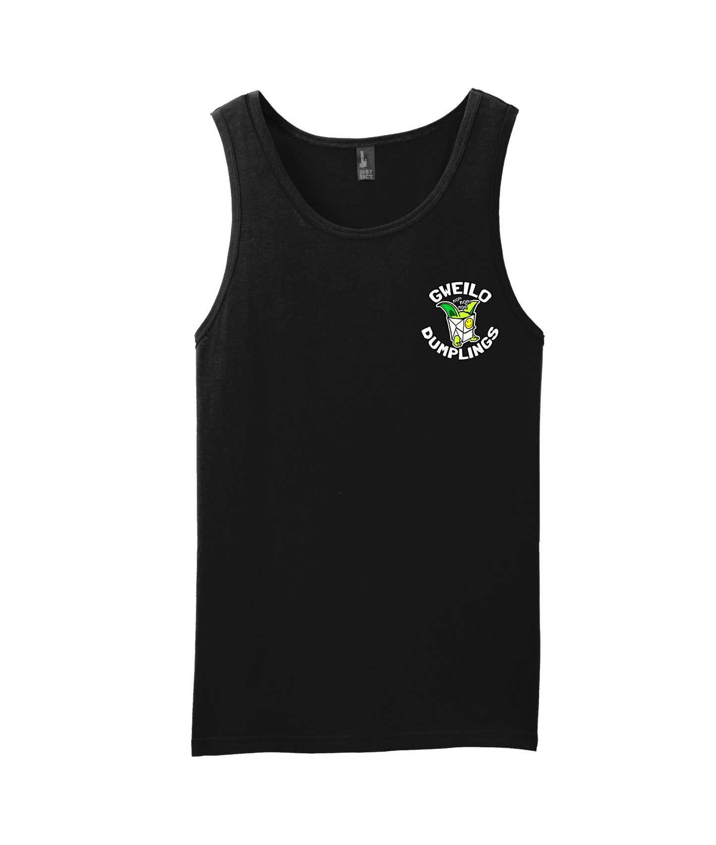 V-GWETOP - NOM NOM - Black Tank Top