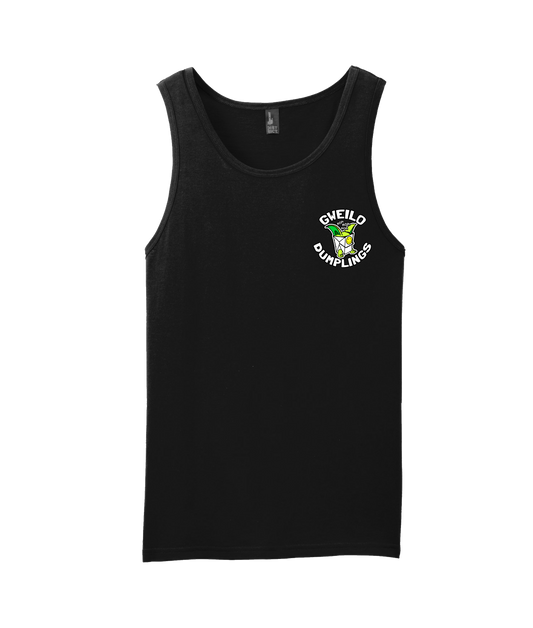 V-GWETOP - NOM NOM - Black Tank Top