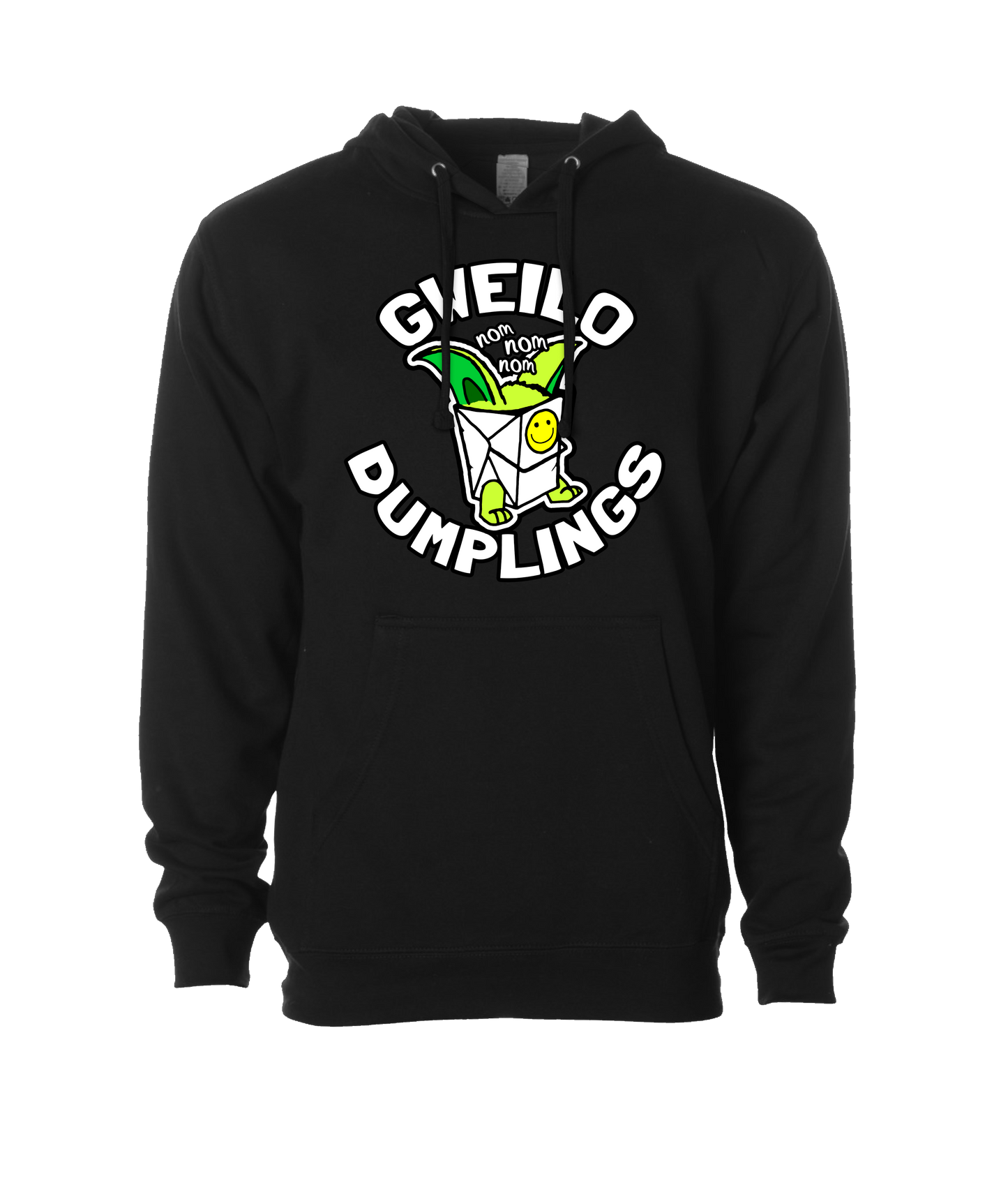 Gweilo Dumplings - NOM NOM - Black Hoodie