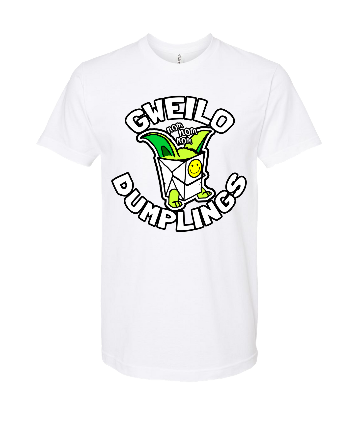 Gweilo Dumplings - NOM NOM - White T Shirt