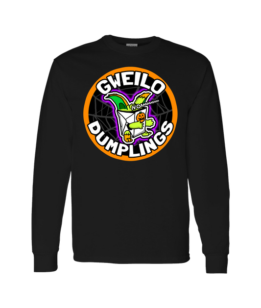 V-GWETOP - SPOOKY DUMPLINGS - Black Long Sleeve T