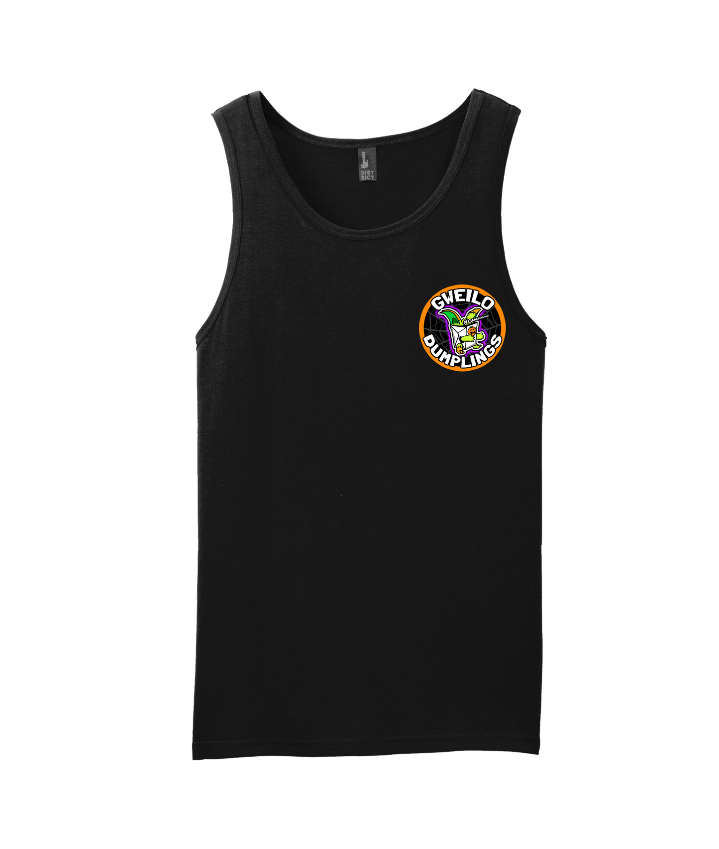 V-GWETOP - SPOOKY DUMPLINGS - Black Tank Top
