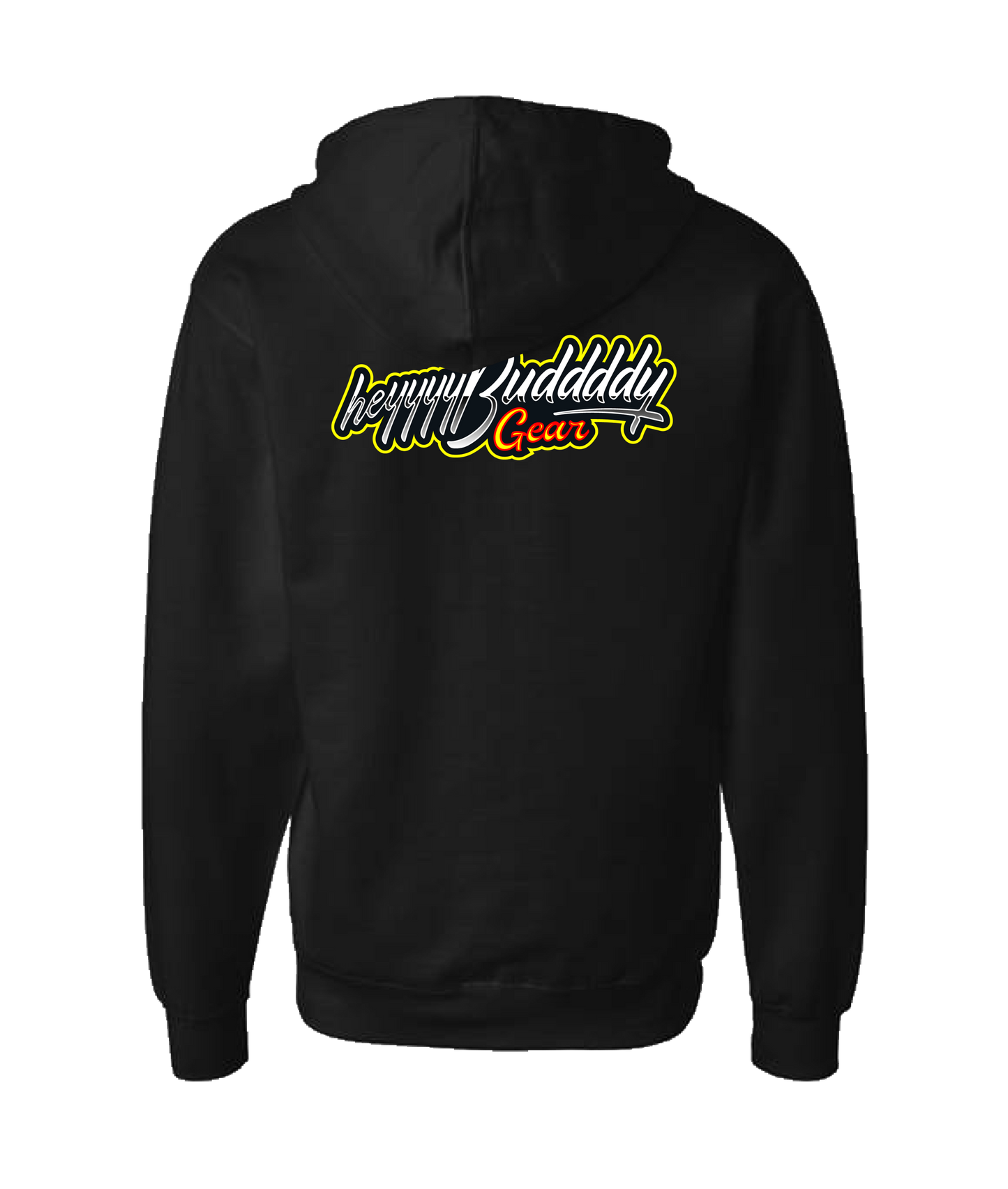 Heyyyy Buddddy Gear - Logo - Black Zip Up Hoodie