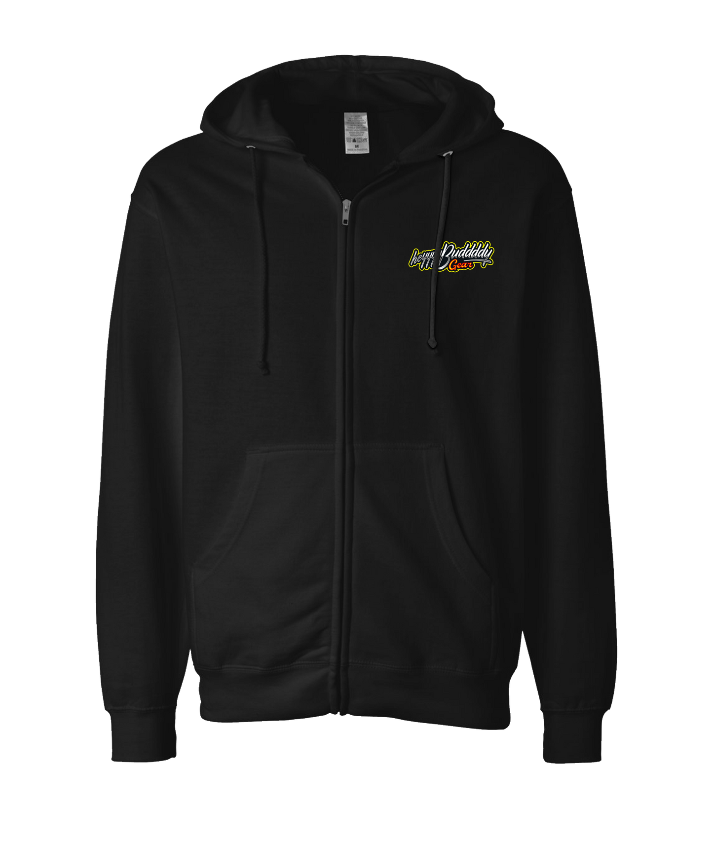 Heyyyy Buddddy Gear - Logo - Black Zip Up Hoodie