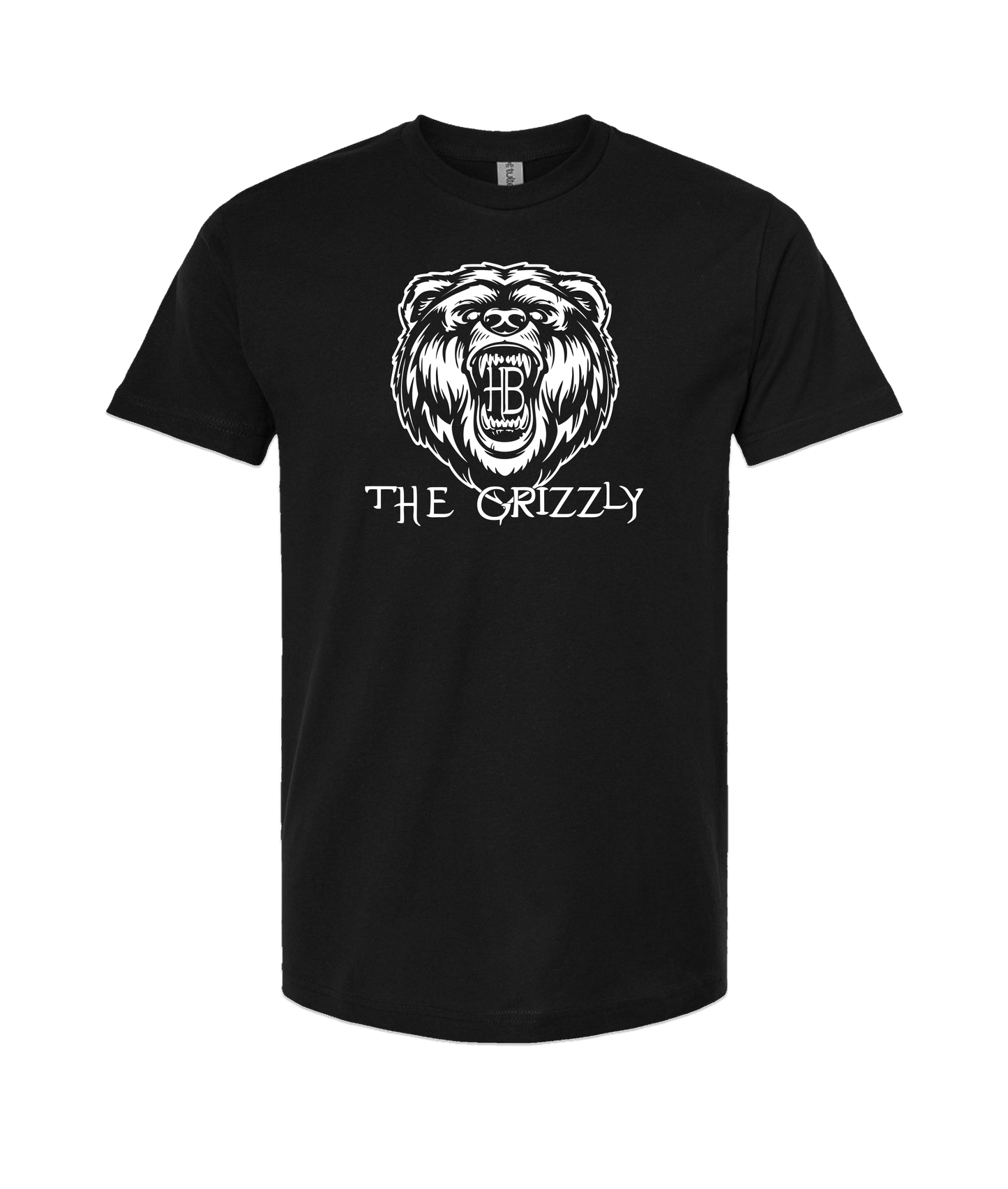HB The Grizzly - Bear Logo - Black T-Shirt