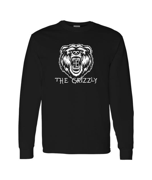 HB The Grizzly - Bear Logo - Black Long Sleeve T