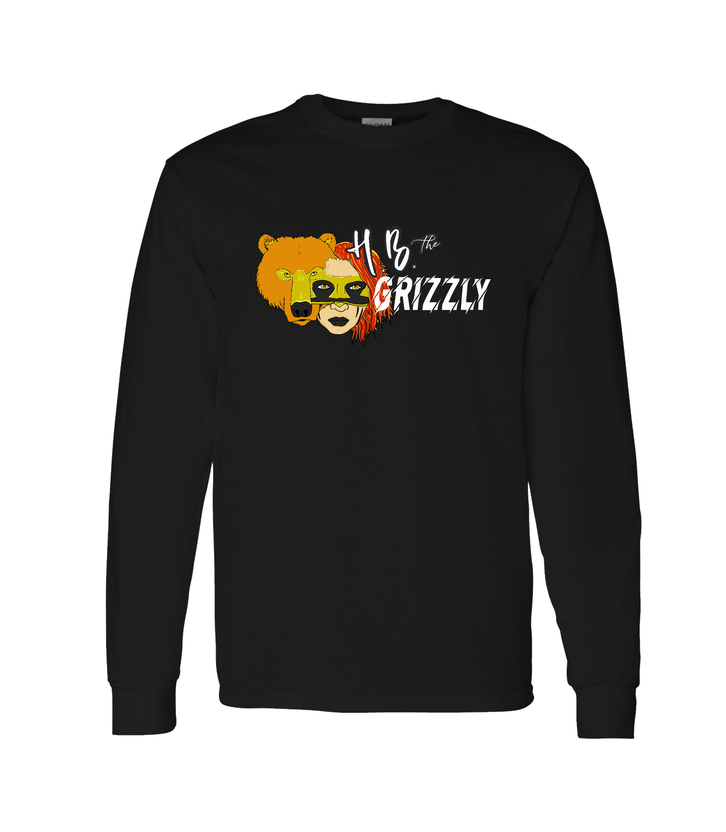 HB The Grizzly - HB&G - Black Long Sleeve T