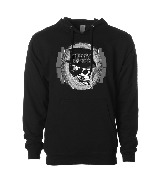 Happy Bones Jones - Smoking Skull - Black Hoodie