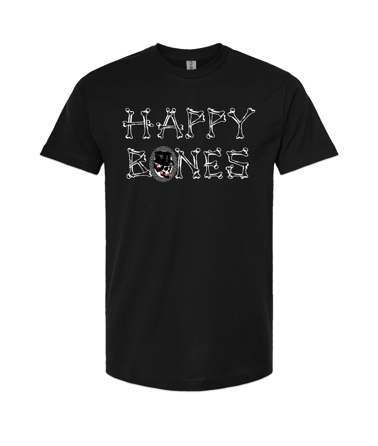 Happy Bones Jones - BONES - Black T Shirt