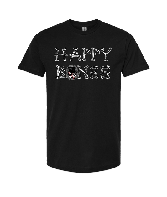 Happy Bones Jones - BONES - Black T Shirt
