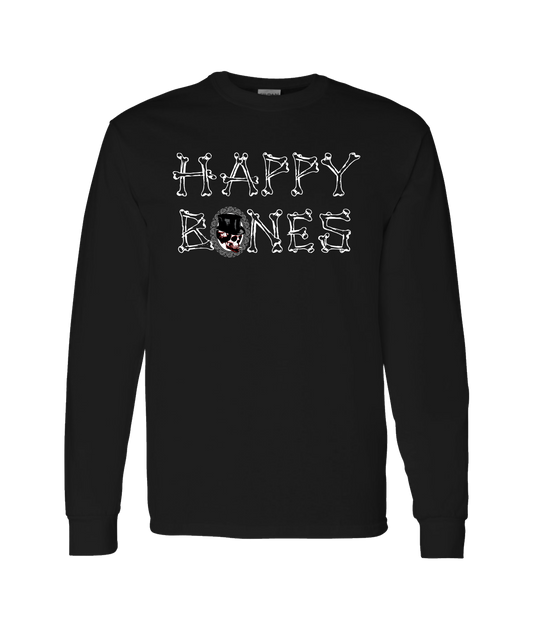 Happy Bones Jones - BONES - Black Long Sleeve T