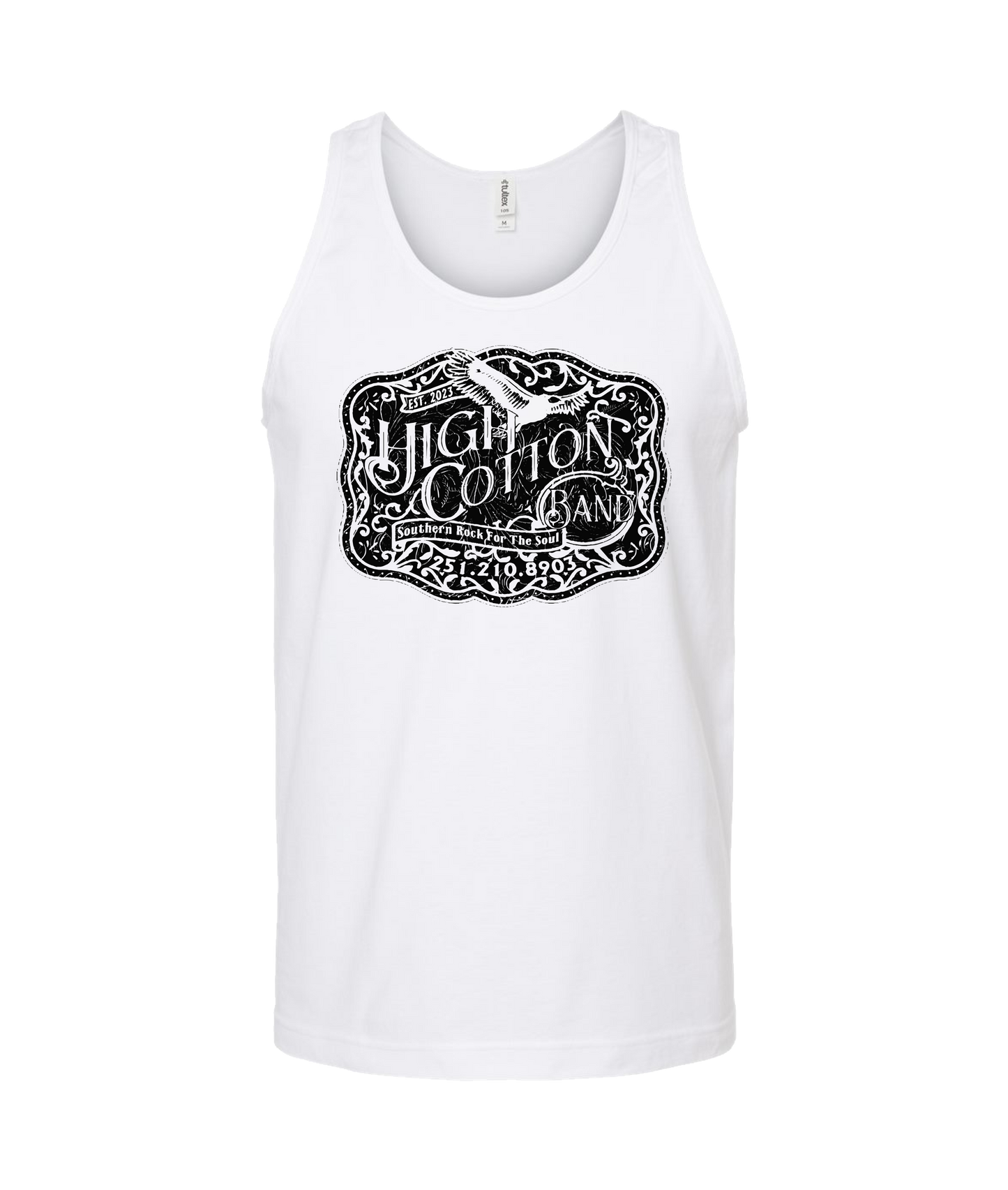 High Cotton - HC Logo DK - White Tank Top