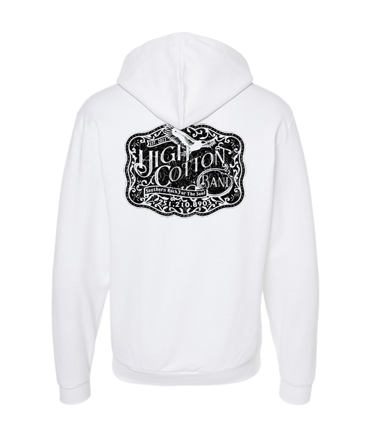 High Cotton - HC Logo DK - White Zip Up Hoodie