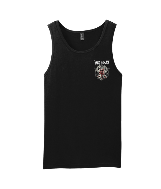 V-HELLTOP - WOLFHORN - Black Tank Top