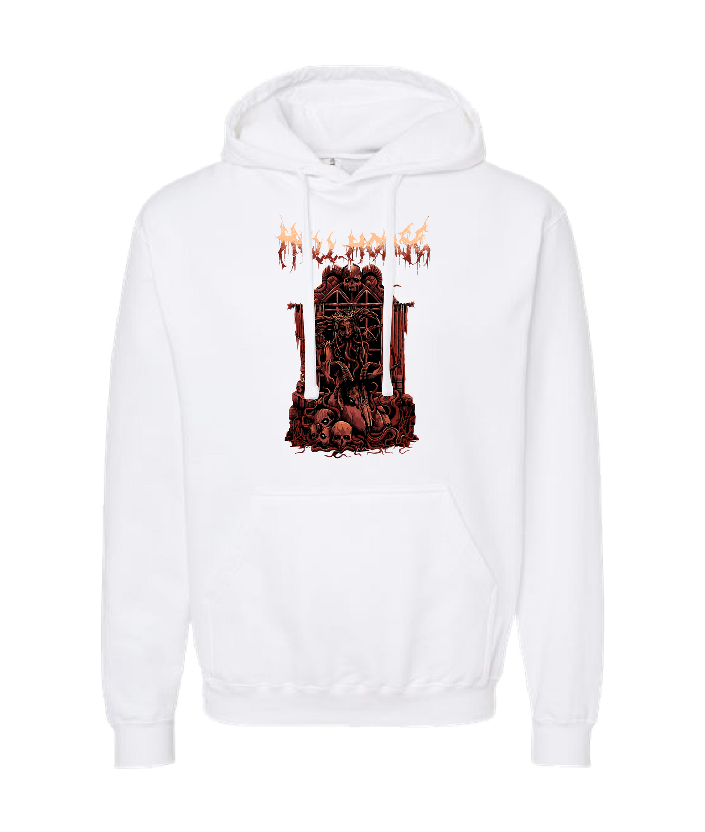 V-HELLTOP - GIRLGOAT - White Hoodie
