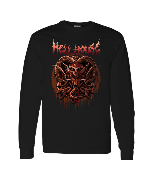 Hellhouse crypt - LORDSKVLL - Black Long Sleeve T